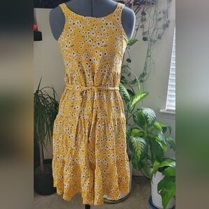 Floral Yellow Dress